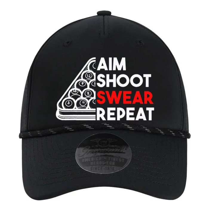 Billiard Pool Aim Shoot Swear Repeat Performance The Dyno Cap