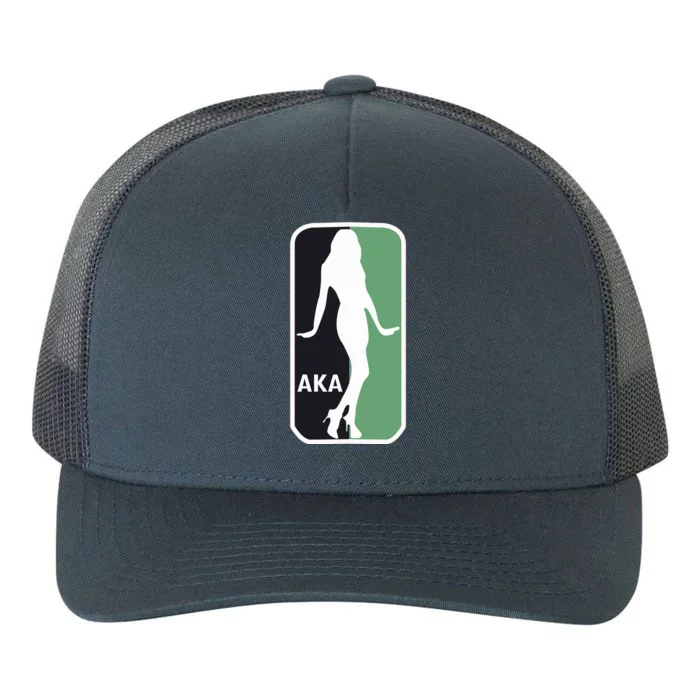 Best Price AKA Logo Yupoong Adult 5-Panel Trucker Hat