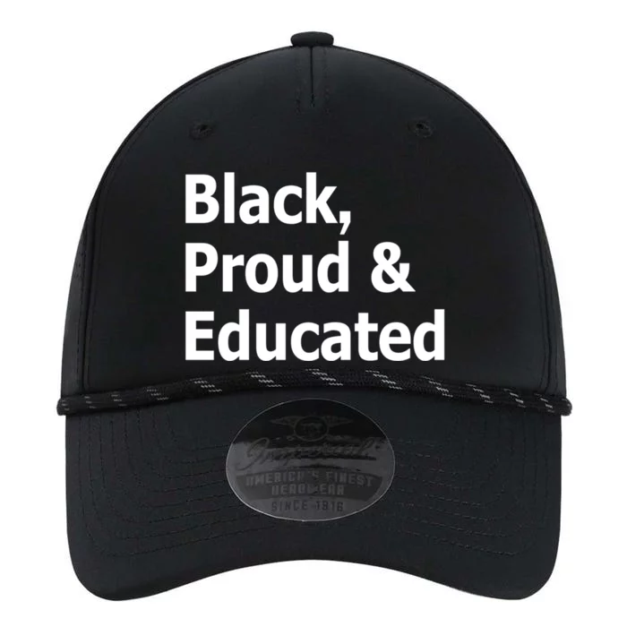 Black Proud And Educated African American Cool Gift Performance The Dyno Cap