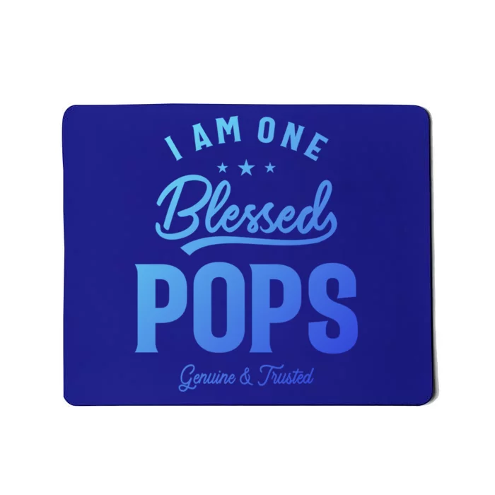 Blessed Pops A Dad Grandpas Pride Dad Grandpa Cool Gift Mousepad