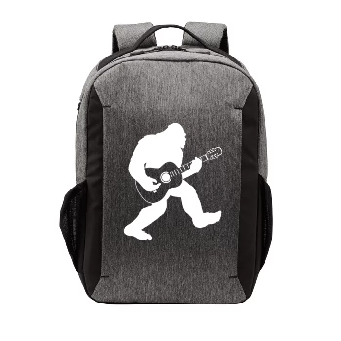 Bigfoot Playing Acoustic Guitar Vector Backpack