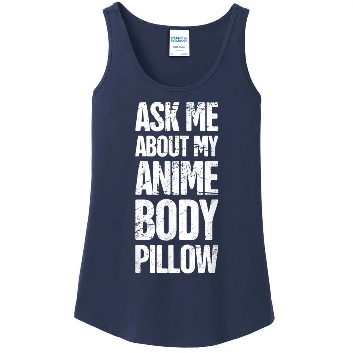 Body Pillow Anime Weeaboo Waifu Ladies Essential Tank