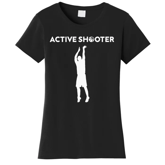 Basketball Player Active Shooter Basketball Lovers Men Women Women's T-Shirt