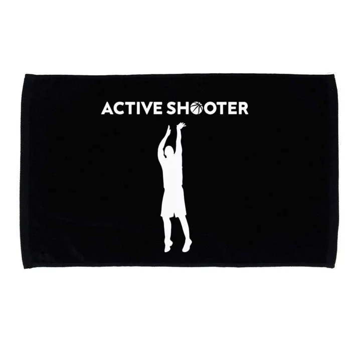 Basketball Player Active Shooter Basketball Lovers Microfiber Hand Towel