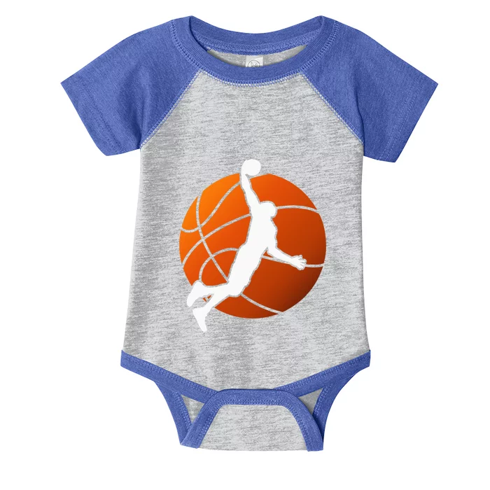 Basketball Player Basketballer Sports Graphic Infant Baby Jersey Bodysuit