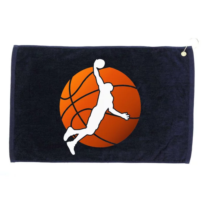 Basketball Player Basketballer Sports Graphic Grommeted Golf Towel