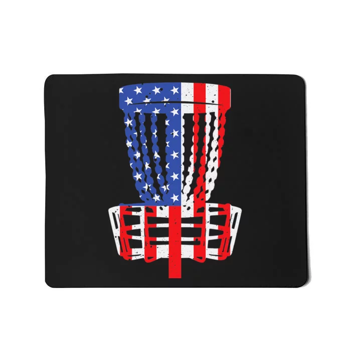 Best Pop By Par American Flag Golf Patriotic Golfer Mousepad