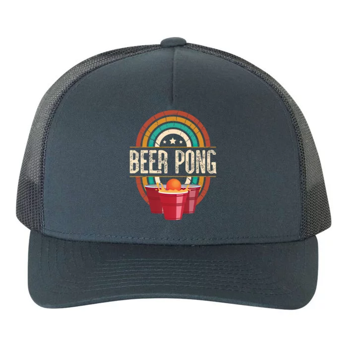 Beer Pong Beer Lovers Beer Pong Meaningful Gift Yupoong Adult 5-Panel Trucker Hat