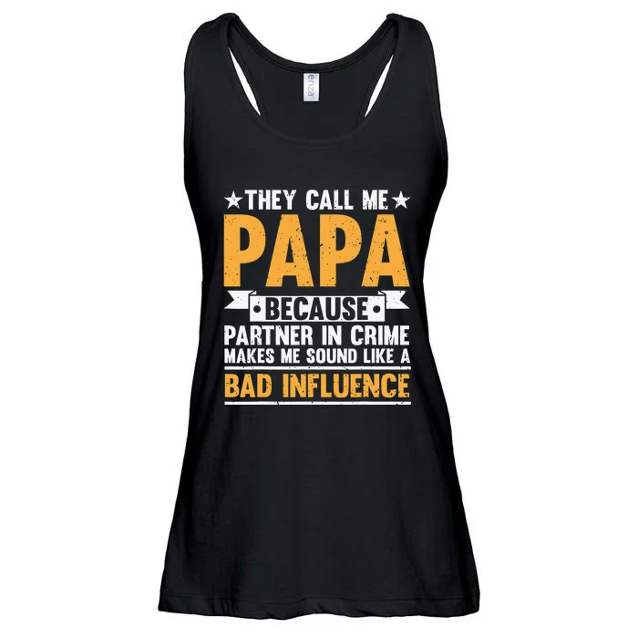 Best Papa By Par Father's Day Golf Gift Grandpa Ladies Essential Flowy Tank