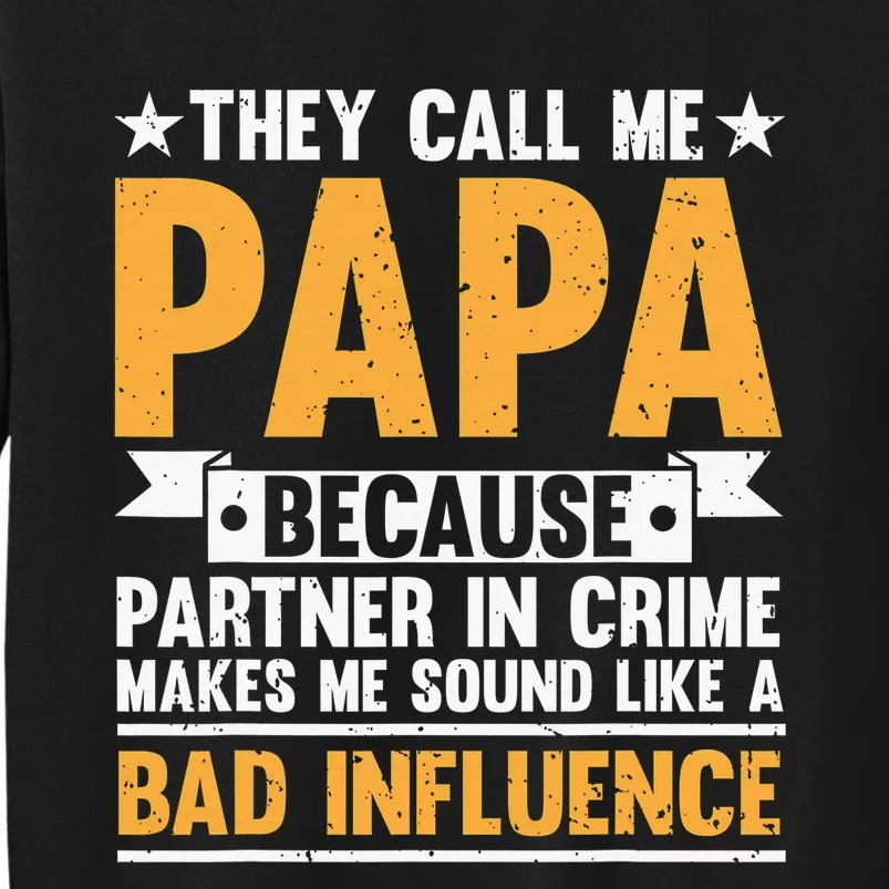 Best Papa By Par Father's Day Golf Gift Grandpa Tall Sweatshirt