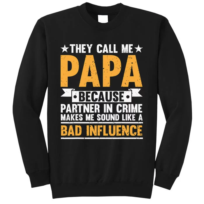 Best Papa By Par Father's Day Golf Gift Grandpa Tall Sweatshirt