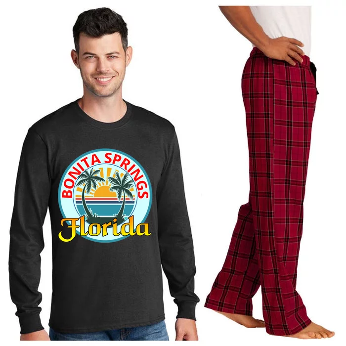 Beach Please Bonita Springs Florida Beach Spring Break Gift Long Sleeve Pajama Set