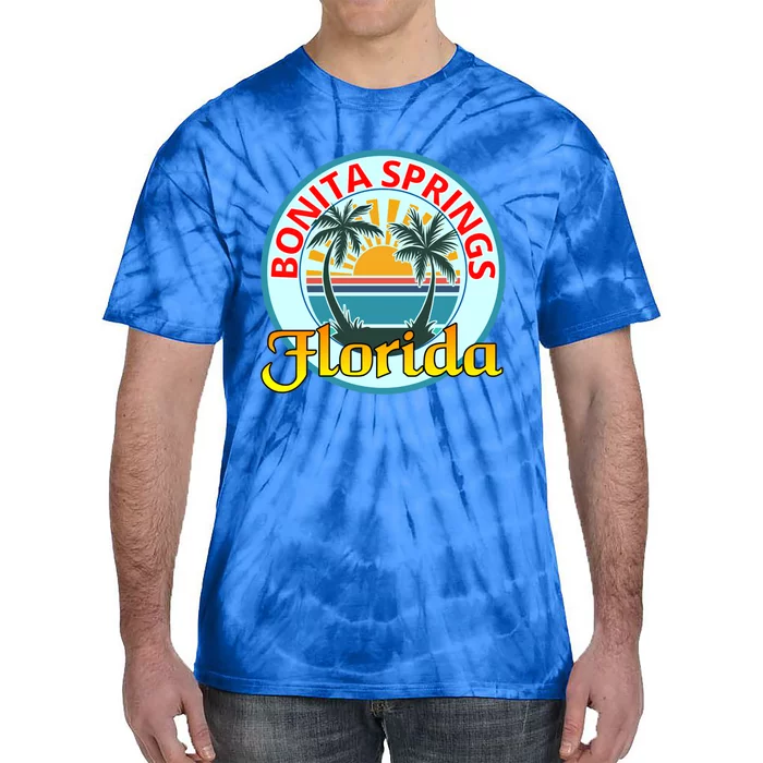 Beach Please Bonita Springs Florida Beach Spring Break Gift Tie-Dye T-Shirt