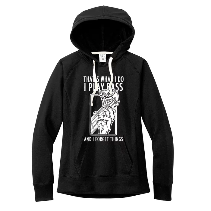 Bass Player Bass Guitar Women's Fleece Hoodie