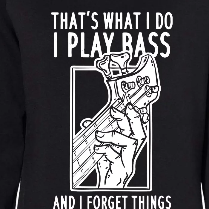 Bass Player Bass Guitar Womens California Wash Sweatshirt