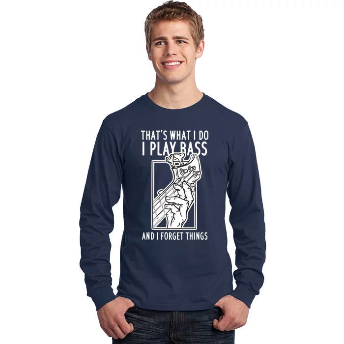 Bass Player Bass Guitar Long Sleeve Shirt