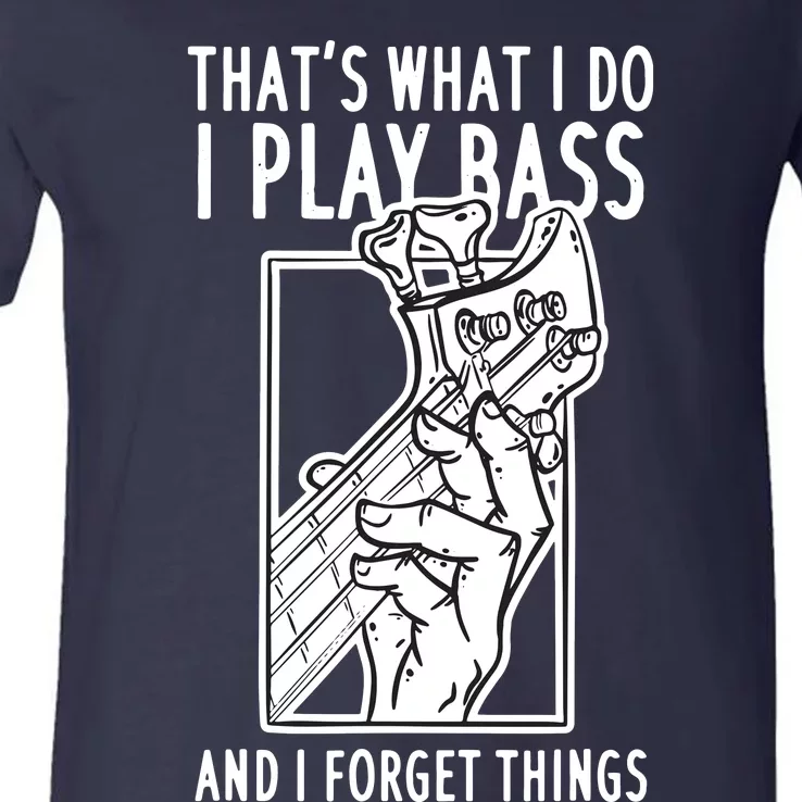 Bass Player Bass Guitar V-Neck T-Shirt