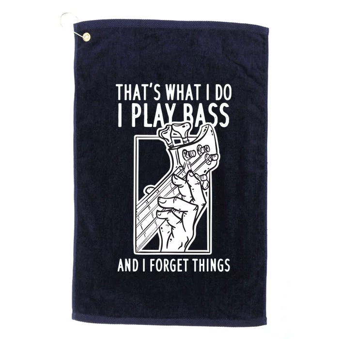 Bass Player Bass Guitar Platinum Collection Golf Towel