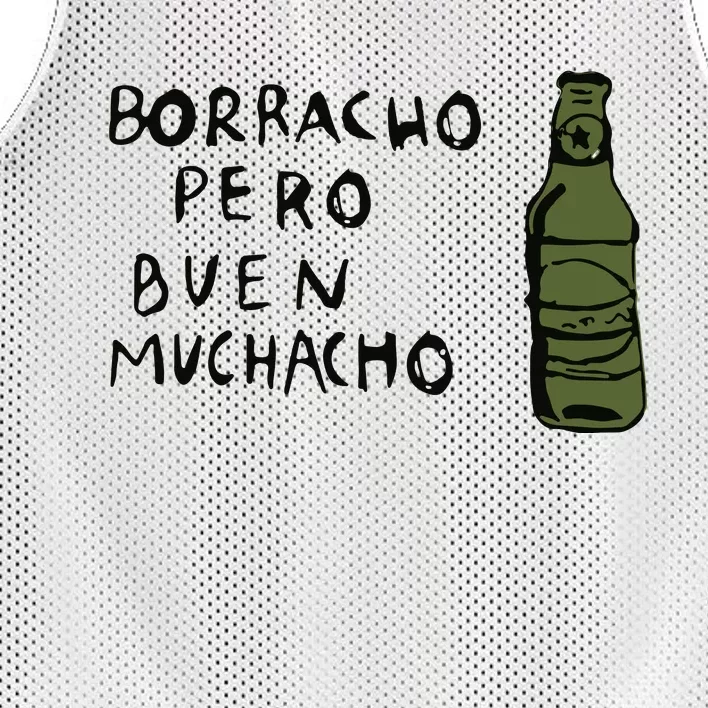 Borracho Pero Buen Muchacho Mesh Reversible Basketball Jersey Tank