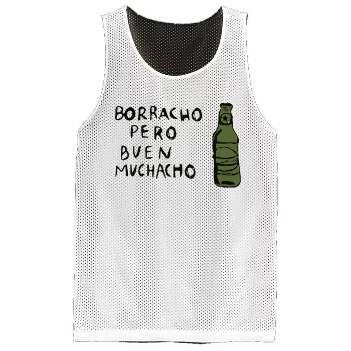 Borracho Pero Buen Muchacho Mesh Reversible Basketball Jersey Tank