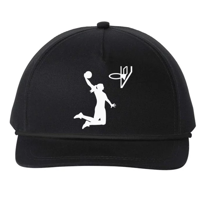 Basketball Player Bball Coach Fan Baller Sports Snapback Five-Panel Rope Hat