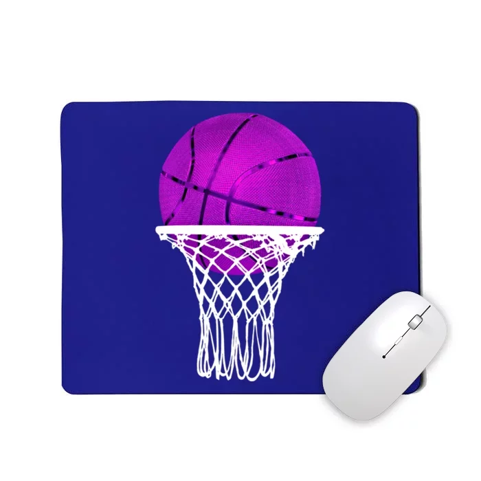 Basketball Purple Bball Sport Lover Gift Gift Mousepad