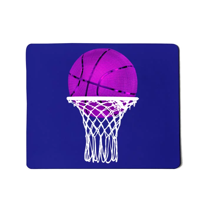 Basketball Purple Bball Sport Lover Gift Gift Mousepad