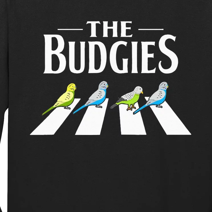 Budgie Parakeet Bird Design for a Budgerigar Owner Long Sleeve Shirt