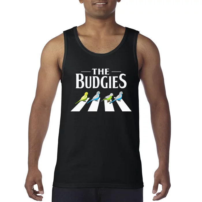 Budgie Parakeet Bird Design for a Budgerigar Owner Tank Top