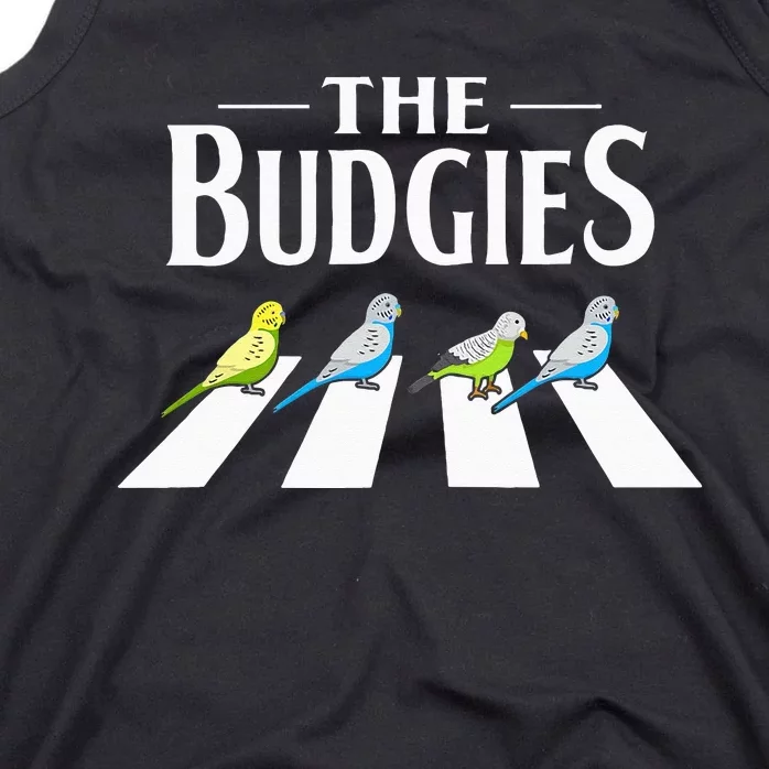 Budgie Parakeet Bird Design for a Budgerigar Owner Tank Top