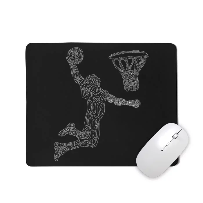 Basketball Player Basketballer Sports Evolution Mousepad