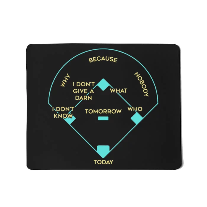 BASEBALL POSITIONS Mousepad