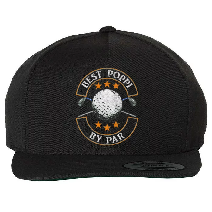 Best Poppi By Par Fathers Day Frisbee Disc Golf Wool Snapback Cap