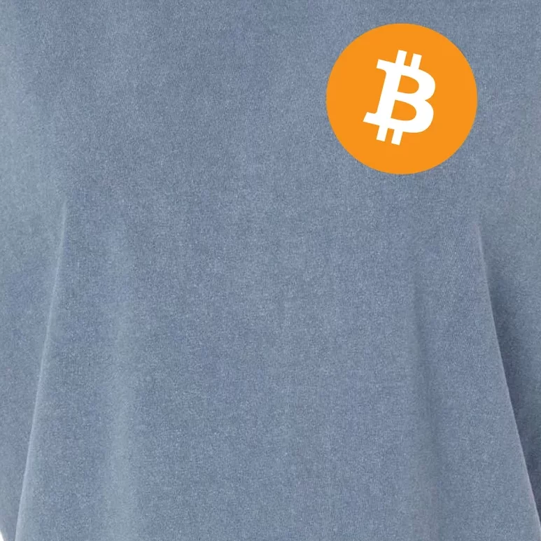 Bitcoin Pocket Garment-Dyed Women's Muscle Tee