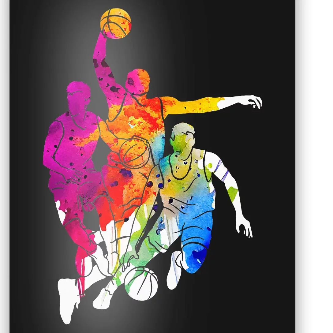 Basketball Player Basketball Poster