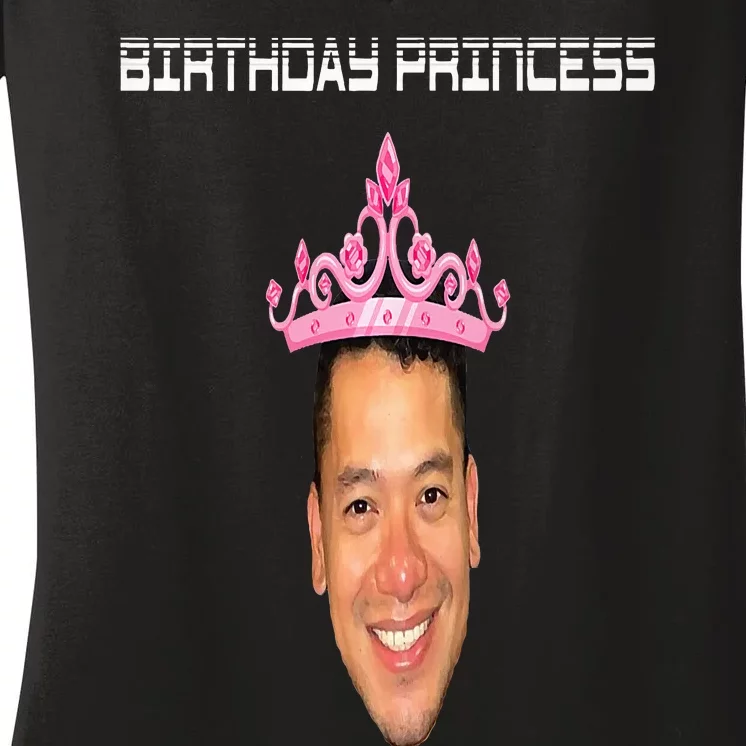 Birthday Princess Women's V-Neck T-Shirt