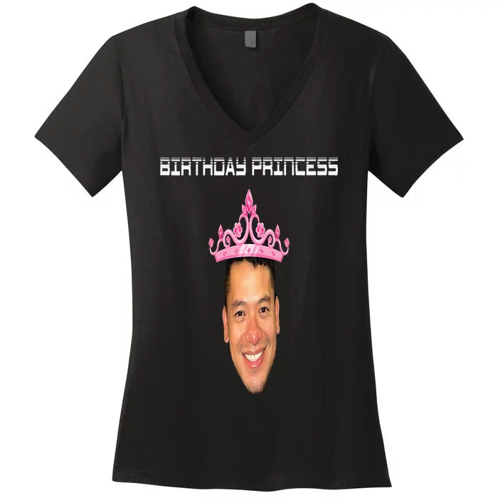 Birthday Princess Women's V-Neck T-Shirt