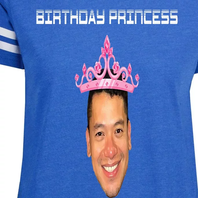 Birthday Princess Enza Ladies Jersey Football T-Shirt