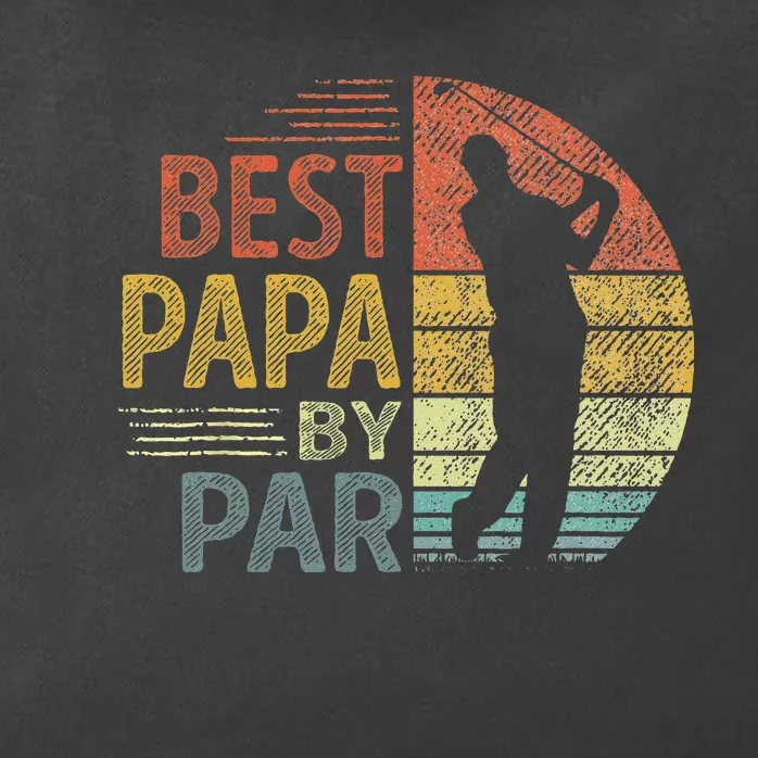 Best Papa By Par Fathers Day Golf Gift Grandpa Zip Tote Bag