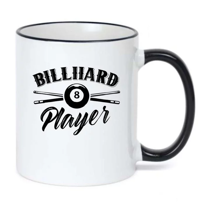 Billard Player Billiard Pool Lover Gift Black Color Changing Mug