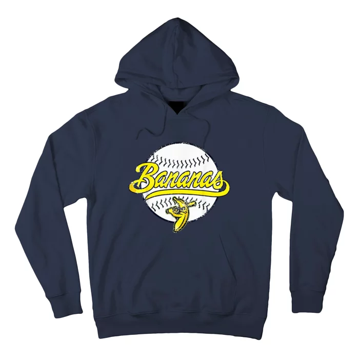 Banana Playing Baseball Fruit Lover Funny LetS Go Bananas Hoodie