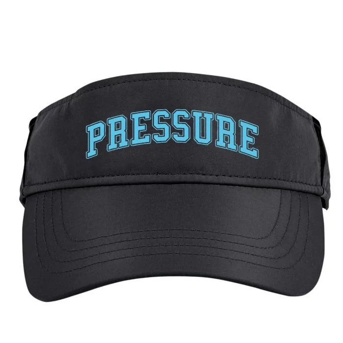 Blue Pressure Blue Color Graphic Adult Drive Performance Visor