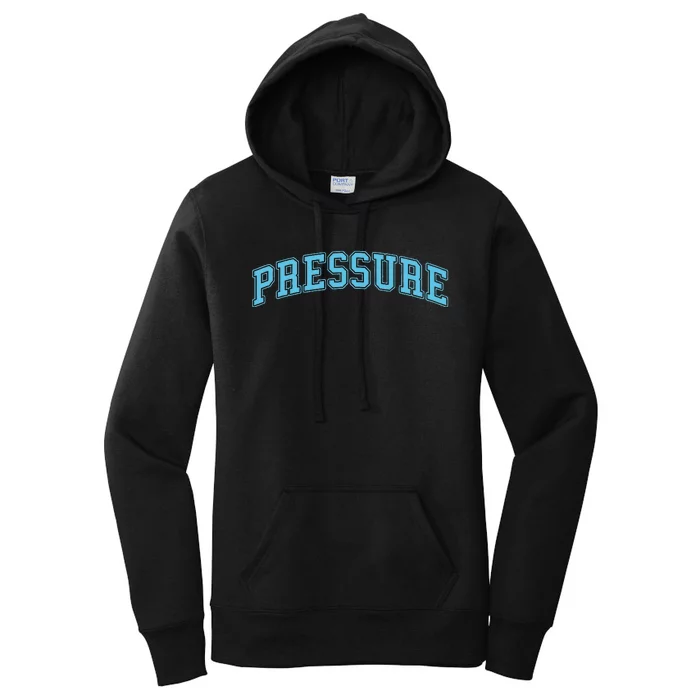 Blue Pressure Blue Color Graphic Women's Pullover Hoodie