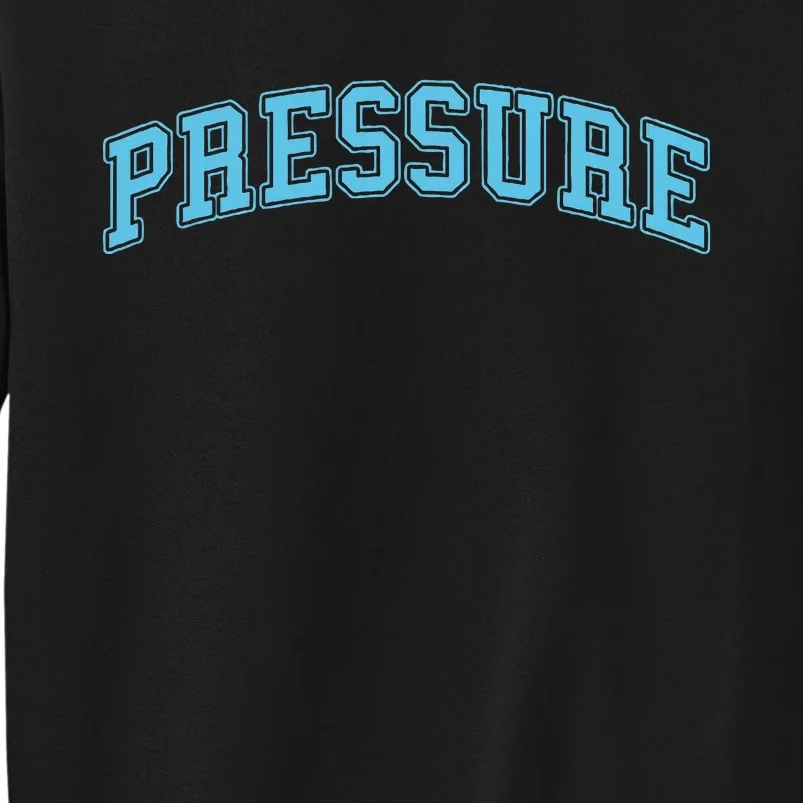 Blue Pressure Blue Color Graphic Tall Sweatshirt