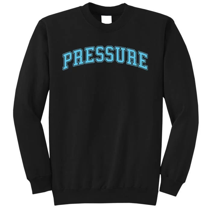 Blue Pressure Blue Color Graphic Tall Sweatshirt