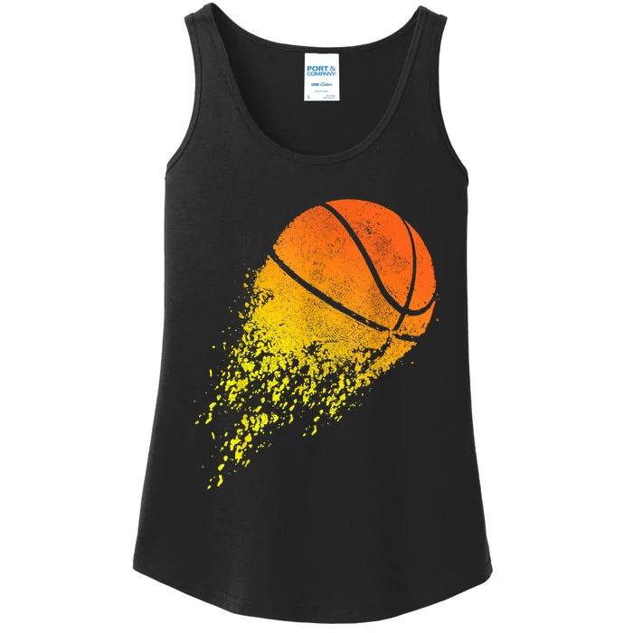 Basketball Player Bball Sports Coach Fan Baller Ladies Essential Tank