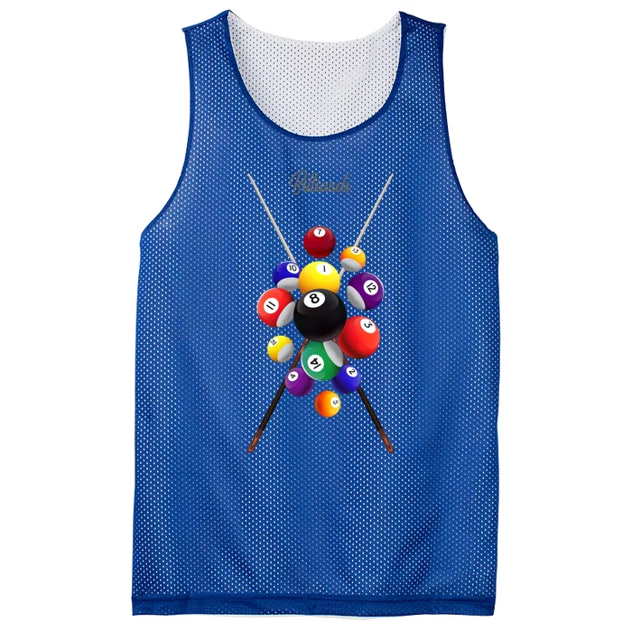 Billiard Pool Billiards Gift Mesh Reversible Basketball Jersey Tank