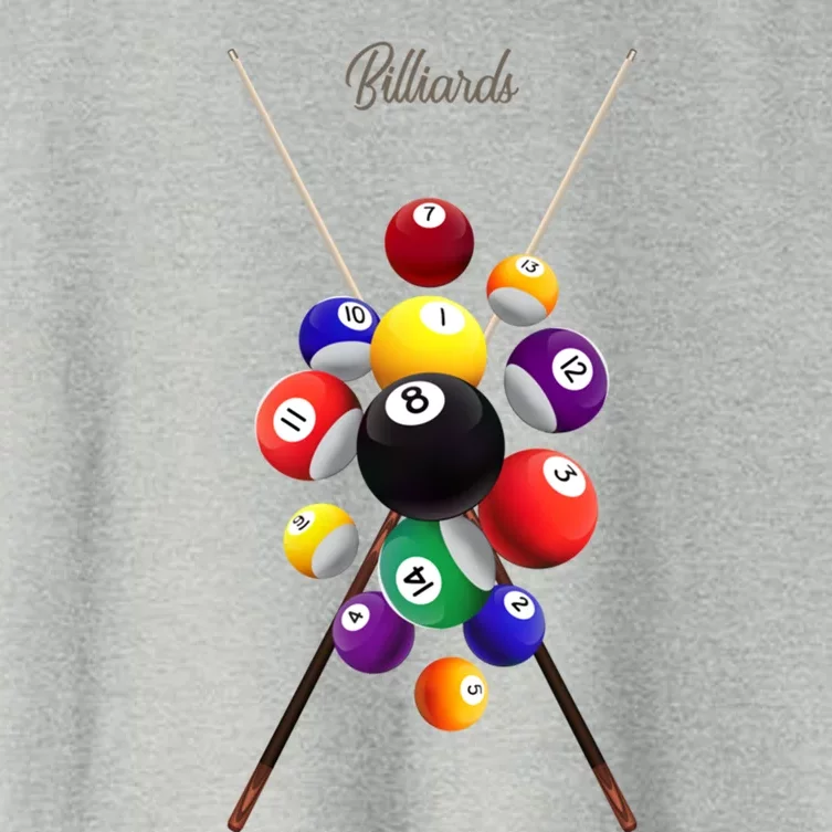 Billiard Pool Billiards Gift Women's Crop Top Tee