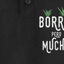 Borracho Pero Buen Muchacho Mexico Saying Dry Zone Grid Performance Polo