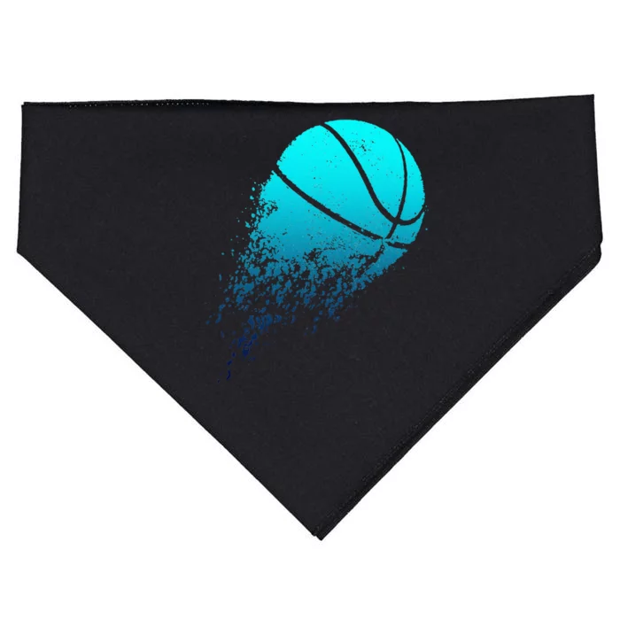 Basketball Player Bball Sports Coach Fan Baller USA-Made Doggie Bandana